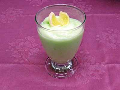 sorbet de poma verda